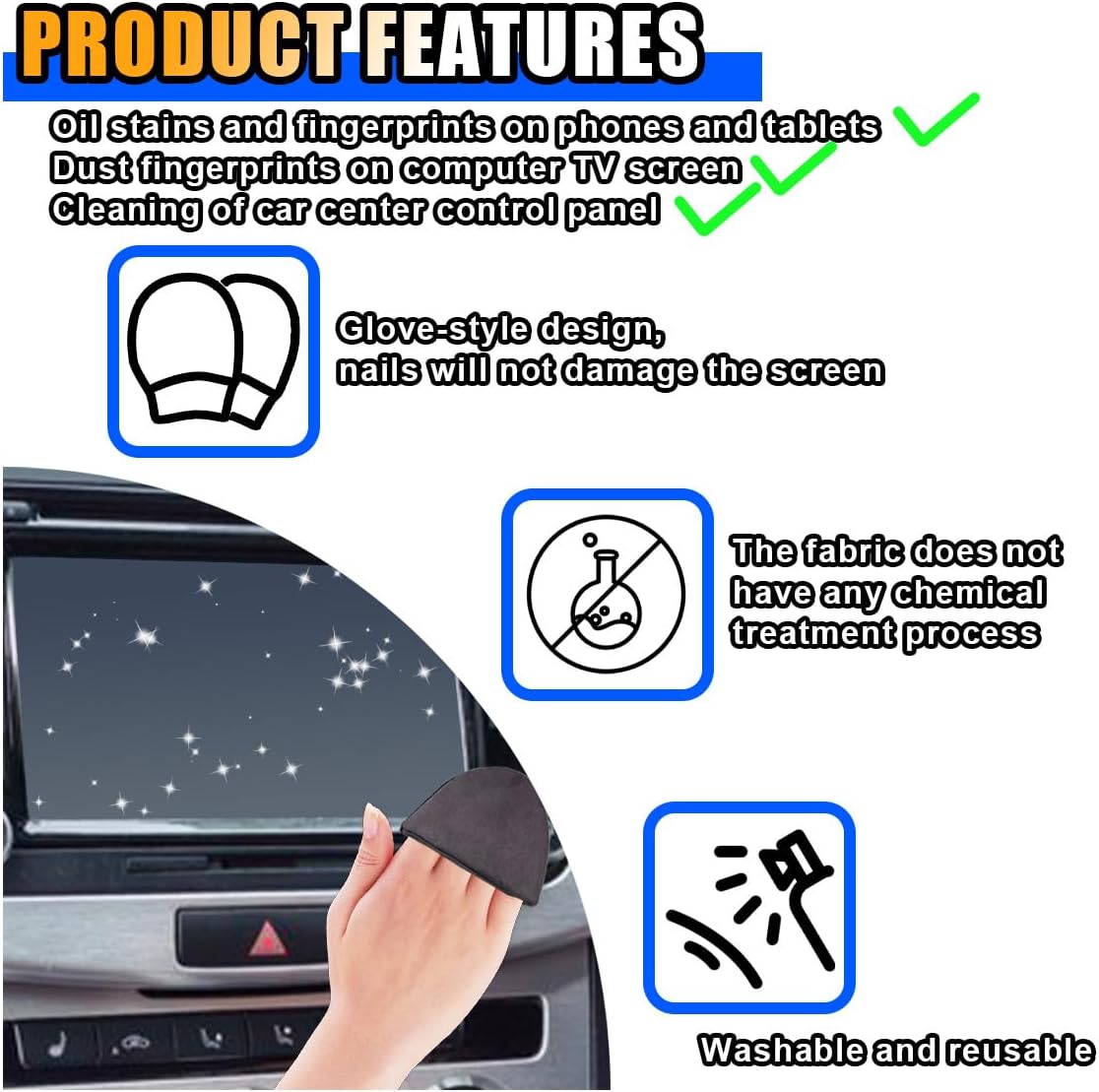 Triangle Touchscreen Cleaning Pad