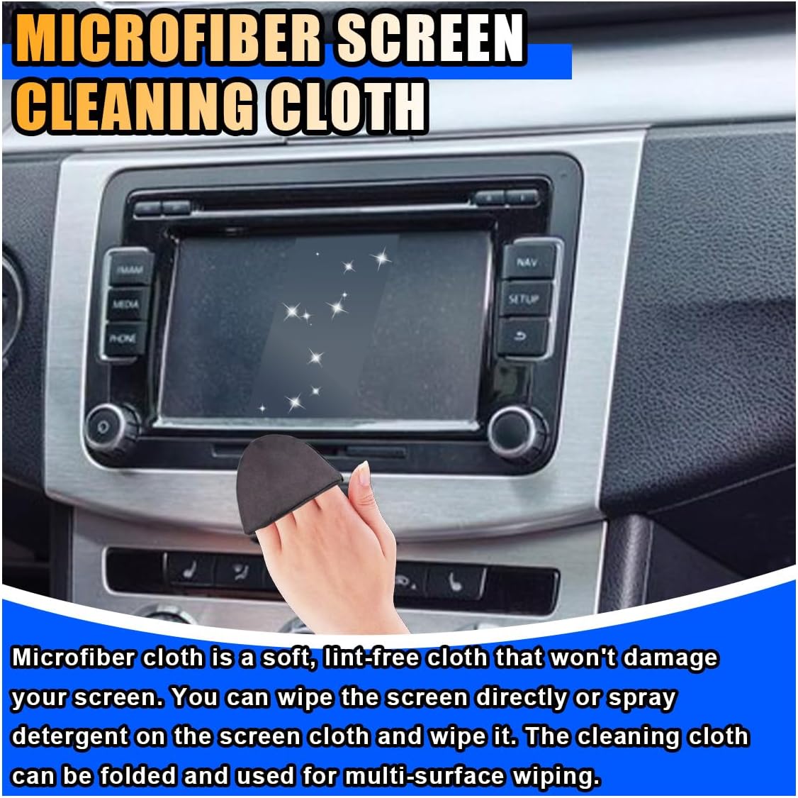 Triangle Touchscreen Cleaning Pad