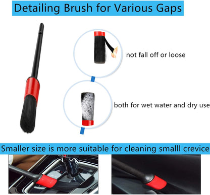Ultimate Car Interior Detailing Brush Kit (5-Piece)