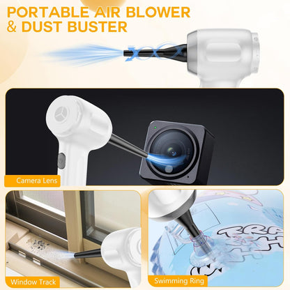 RoamVac 15kPa Cordless Car Vacuum — LED Display, USB-C Rechargeable